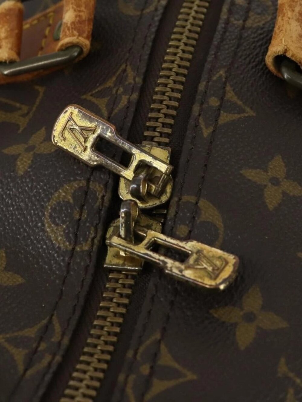 LOUIS VUITTON Monogram Keepall Bandouliere 50 Boston Bag M41416 LV Auth 158742 - Picture 10 of 16